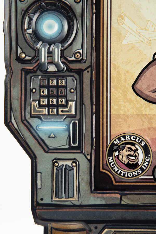 Borderlands GUNS Vending Machine Tin Sign