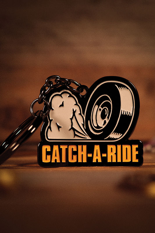 Borderlands Catch-A-Ride Metal Keychain