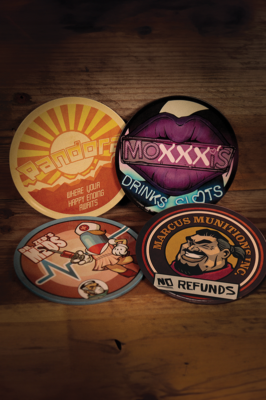 Borderlands 4-Pack Metal Coasters