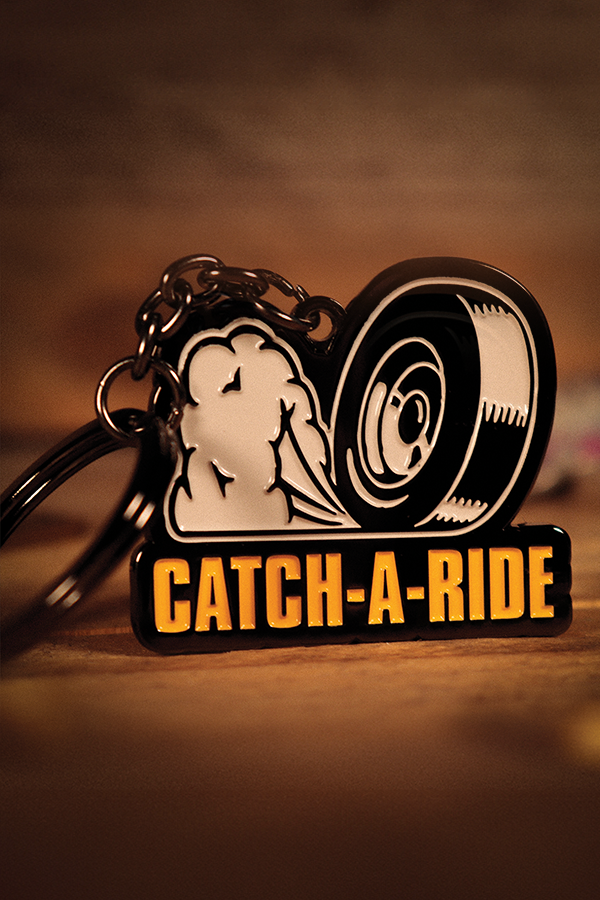 Borderlands Catch-A-Ride Metal Keychain