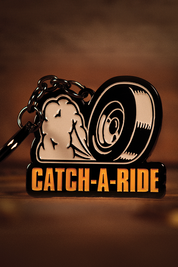Borderlands Catch-A-Ride Metal Keychain